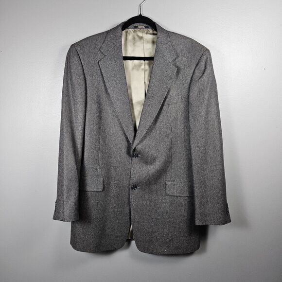 Hart Schaffner Marx Other - Hart Schaffner Marx Mens Blazer Jacket Size 42L Blue Gold Plaid Sport‎ Coat